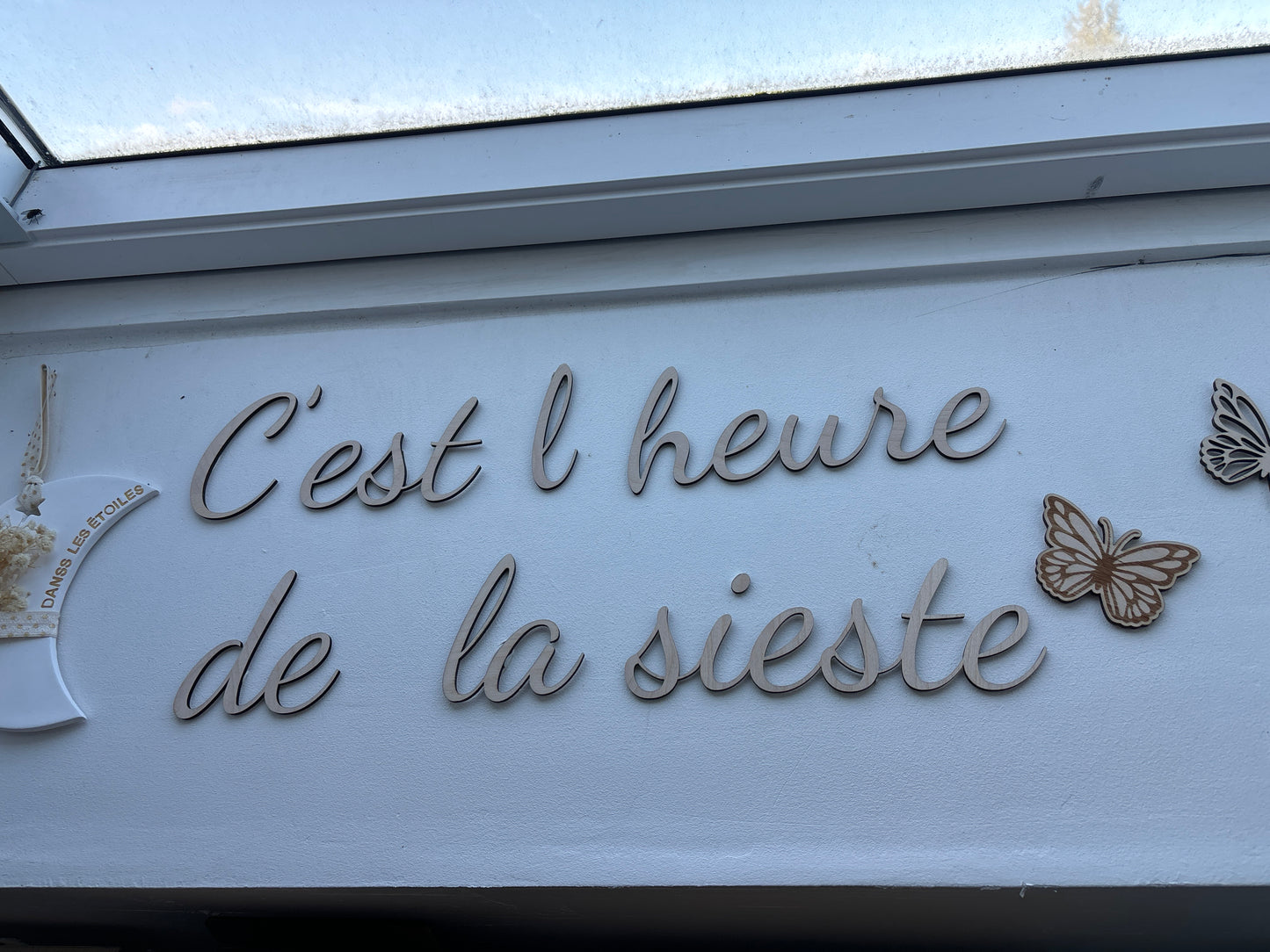 Phrase décoration murale