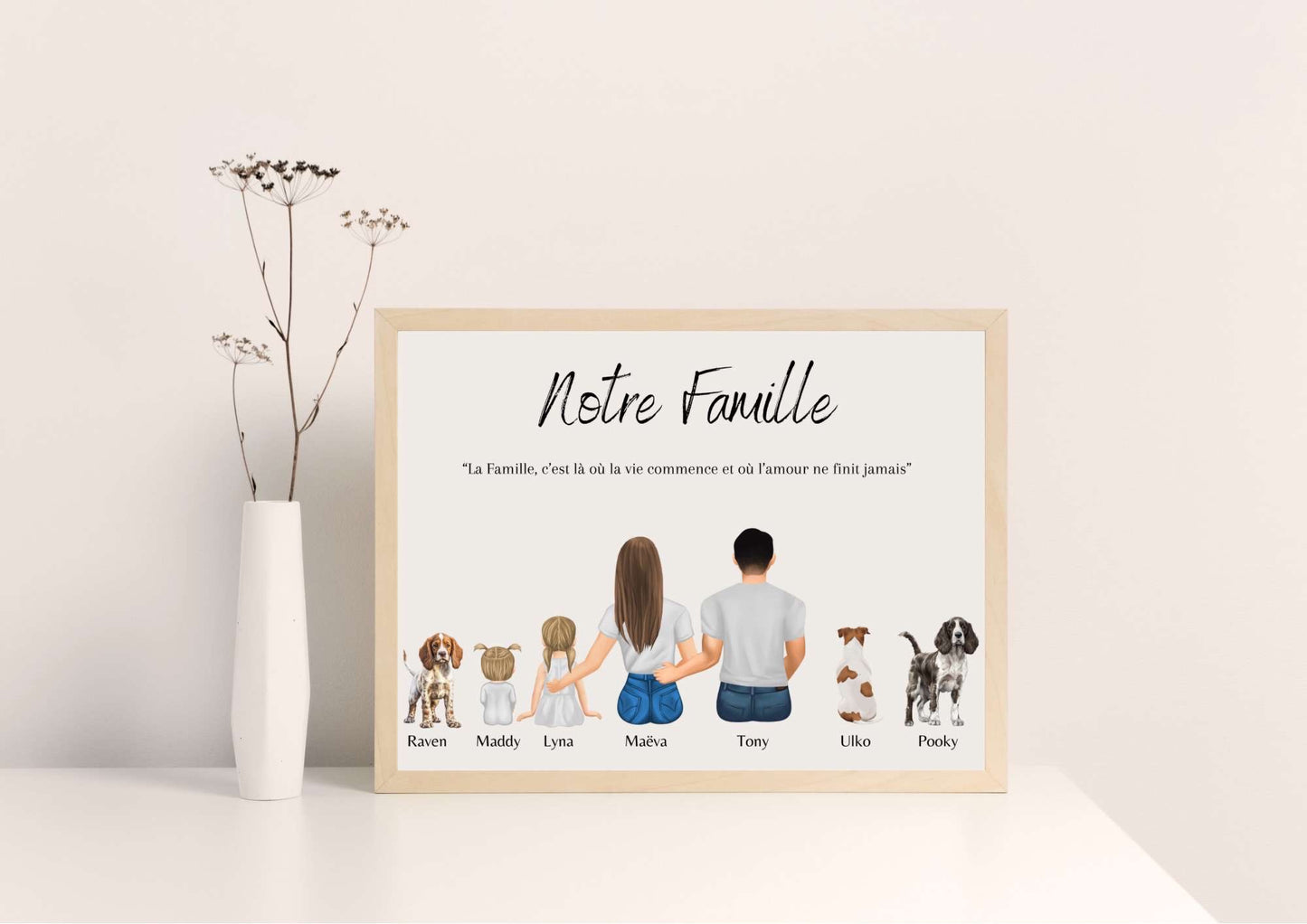 Affiche famille