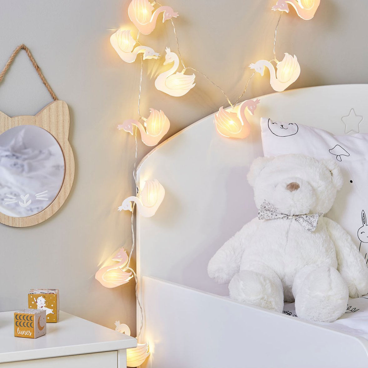 Guirlande lumineuse enfant Cygne Blanche