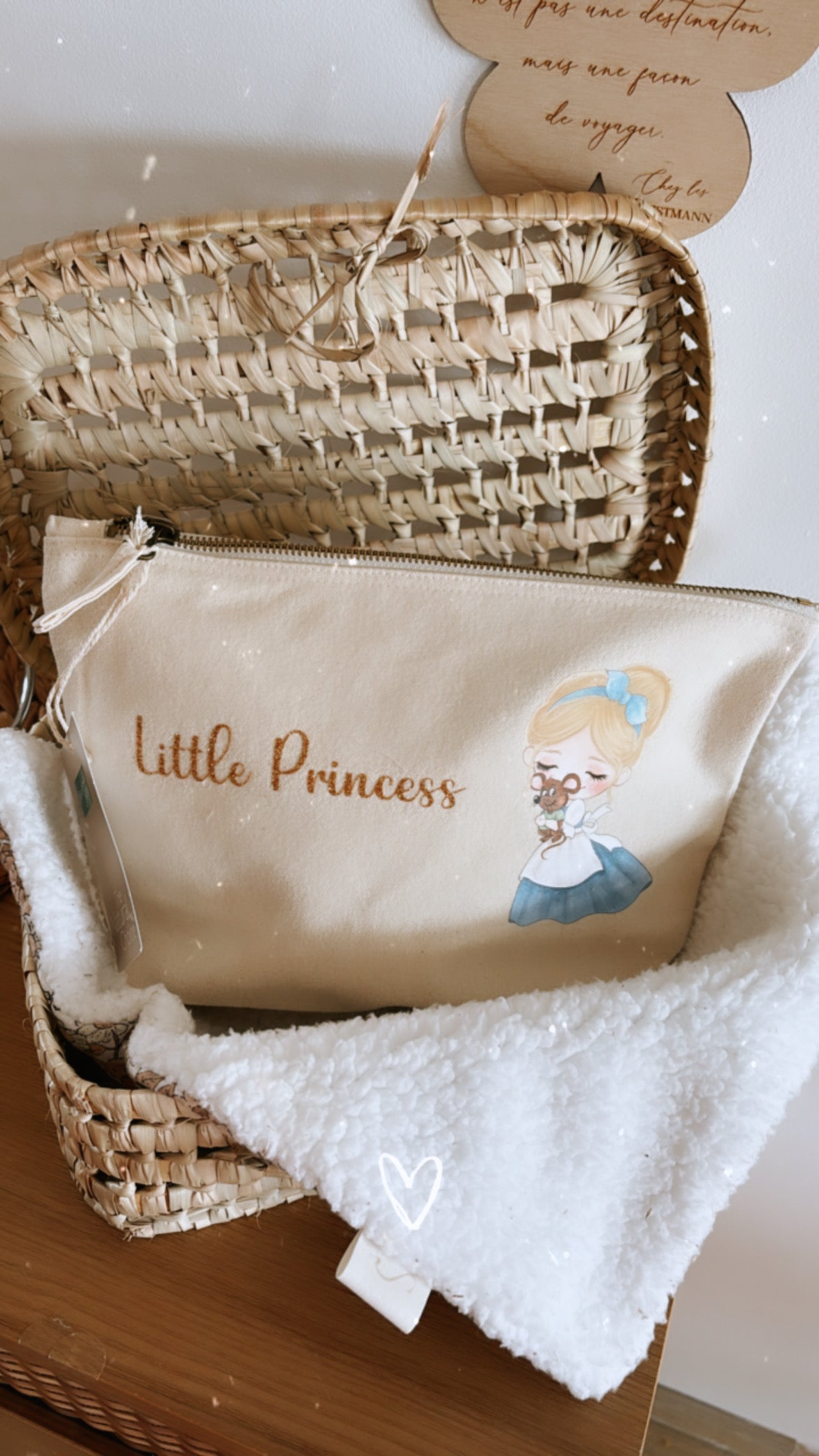 Trousse de toilette princesse