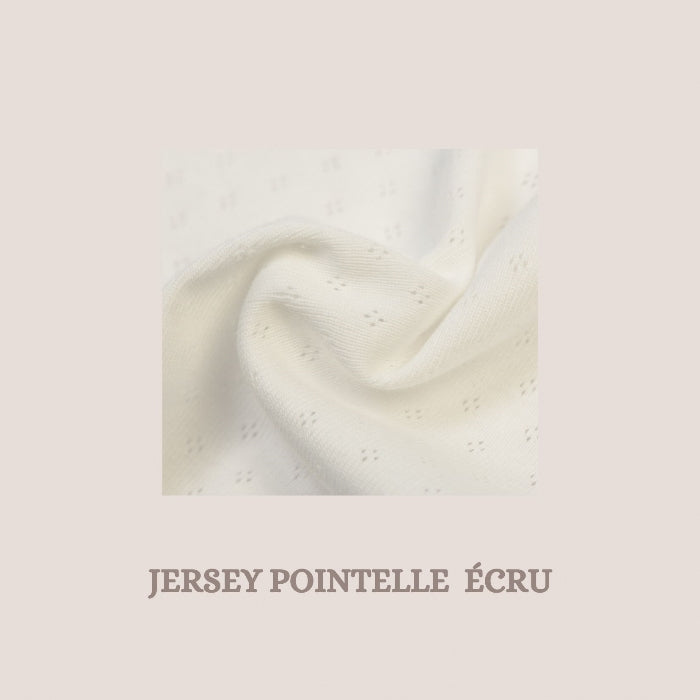 TURBAN JERSEY POINTELLE ECRU