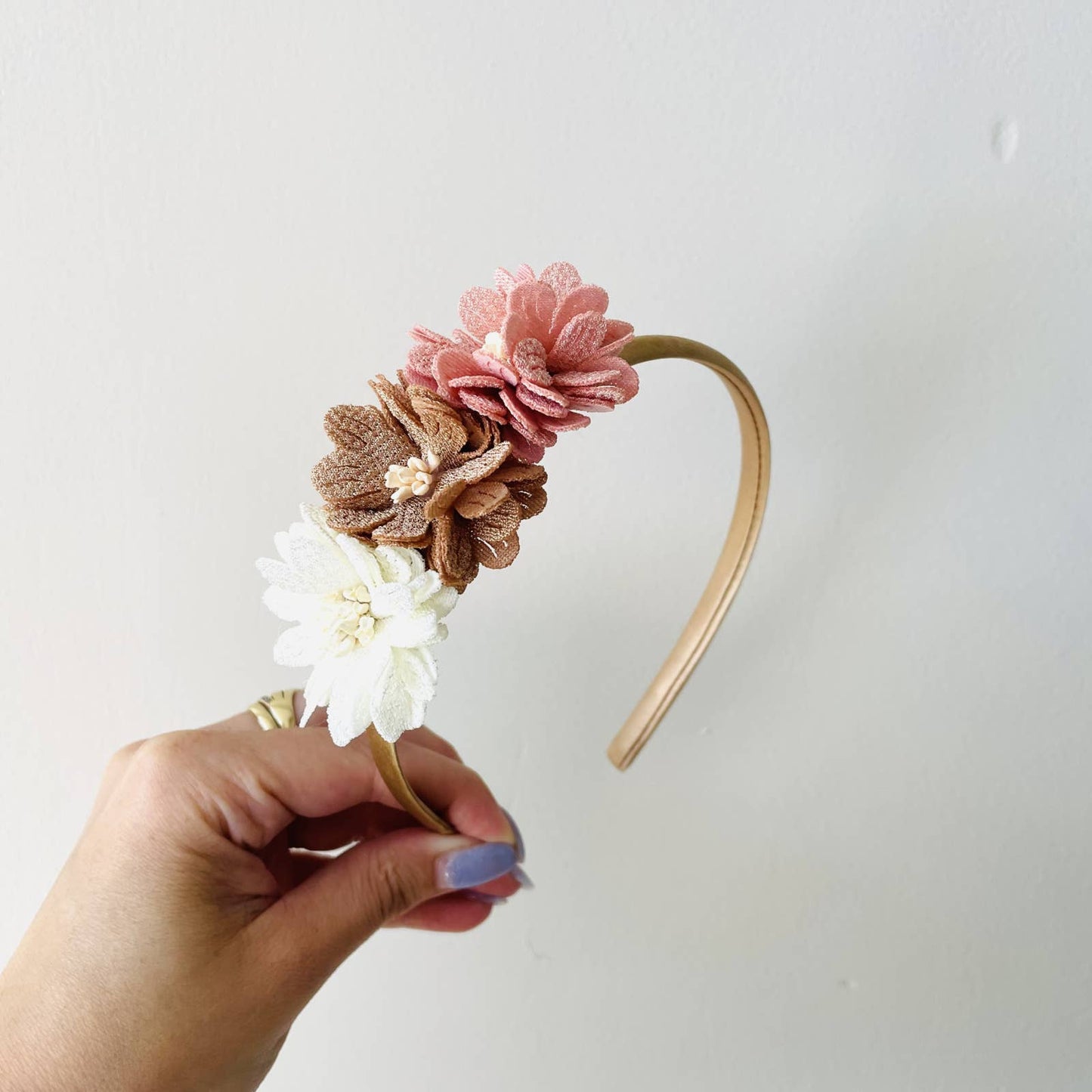 Bandeau Pink Flower Mix